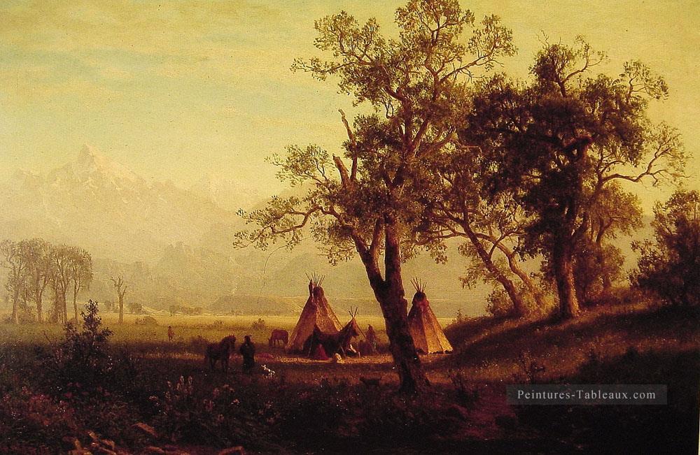 Wind River Montagnes Albert Bierstadt Peintures à l'huile